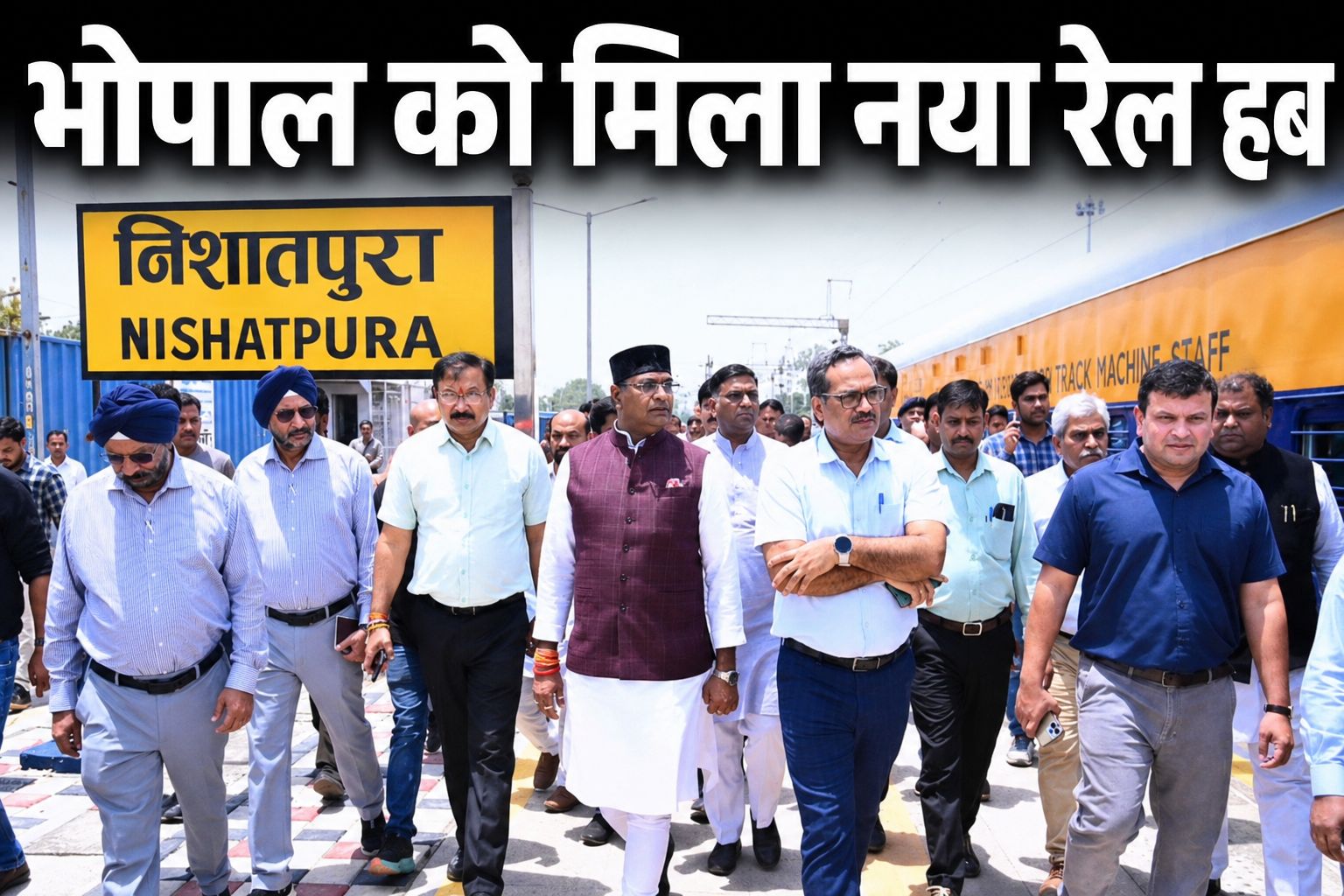 विश्वास सारंग बोले- लाखों यात्रियों के लिए बड़ी सौगात बनेगा निशातपुरा स्टेशन, कल सीएम दिखाएंगे हरी झंडी