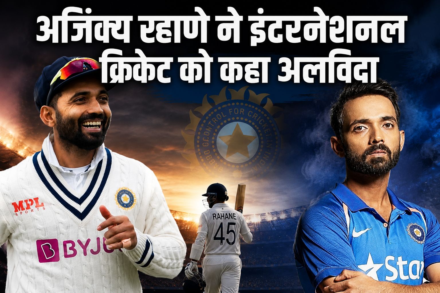 Ajinkya Rahane Retirement: इंटरनेशनल क्रिकेट से संन्यास का ऐलान, अगली पीढ़ी के साथ करेंगे नई शुरुआत