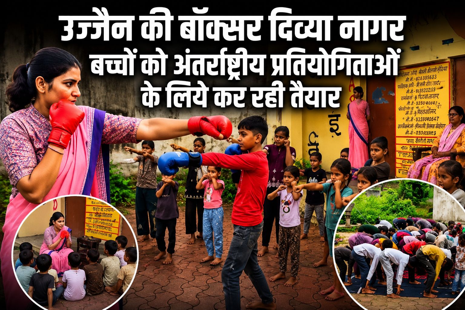आंगनवाड़ी से अंतर्राष्ट्रीय खेलों तक का सपना, उज्जैन की दिव्या नागर बच्चों में जगा रहीं नया आत्मविश्वास