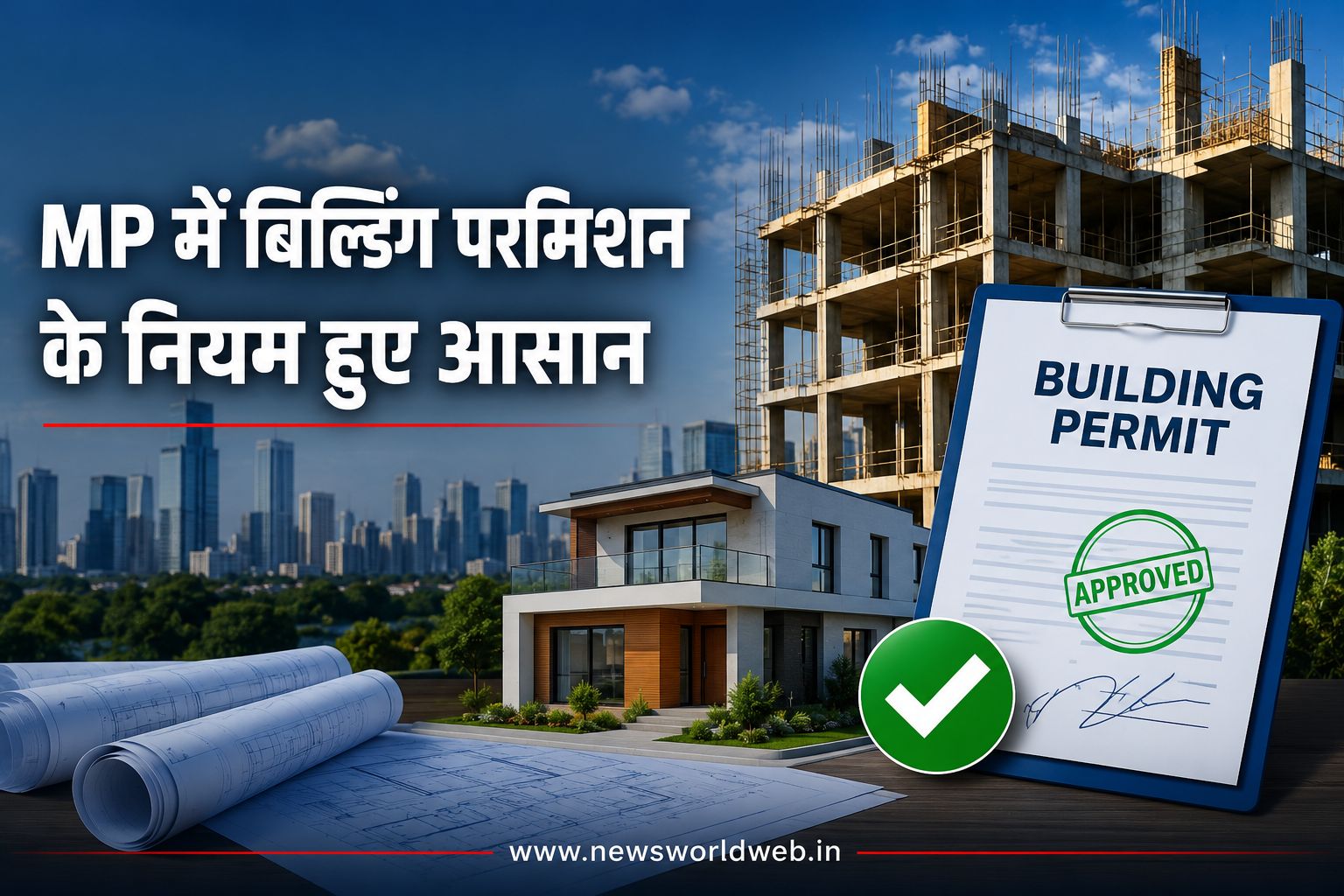 मध्य प्रदेश में बिल्डिंग परमिशन के नियम आसान, कई विभागों की NOC खत्म, पूरी प्रक्रिया होगी ऑनलाइन
