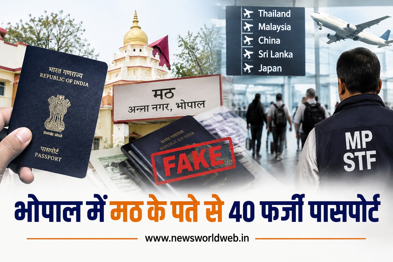 मठ के पते से बने 40 भारतीय पासपोर्ट, बांग्लादेशी नागरिक पहुंचे जापान-चीन समेत कई देशों तक, जांच में बड़ा खुलासा