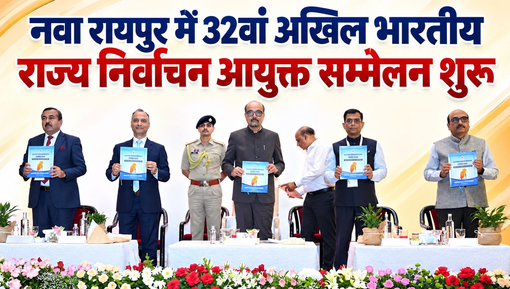नवा रायपुर में 32वां अखिल भारतीय राज्य निर्वाचन आयुक्त सम्मेलन शुरू, राज्यपाल ने कहा-लोकतंत्र की मजबूती में स्थानीय स्वशासी संस्थाओं की अहम भूमिका