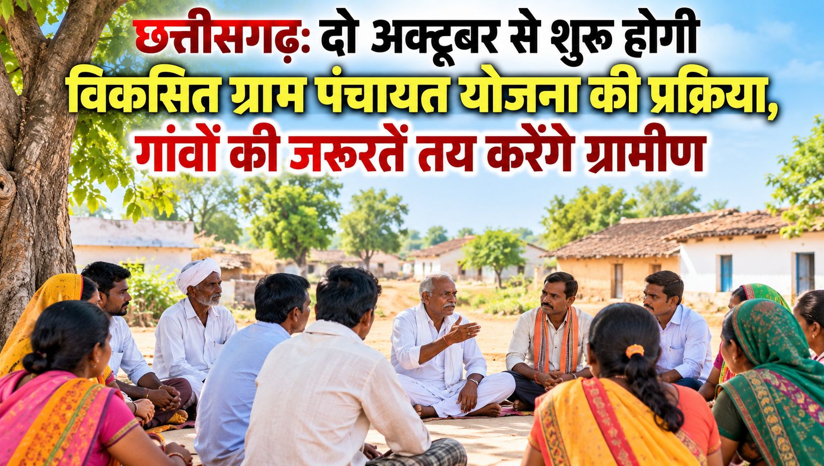 छत्तीसगढ़: दो अक्टूबर से शुरू होगी विकसित ग्राम पंचायत योजना की प्रक्रिया, गांवों की जरूरतें तय करेंगे ग्रामीण