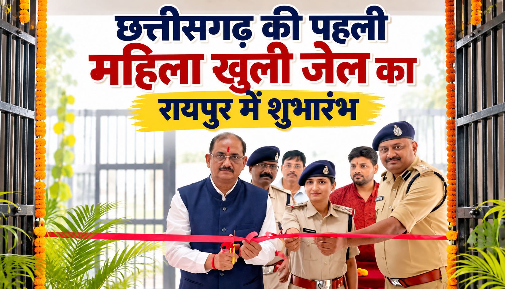 छत्तीसगढ़ की पहली महिला खुली जेल का रायपुर में शुभारंभ