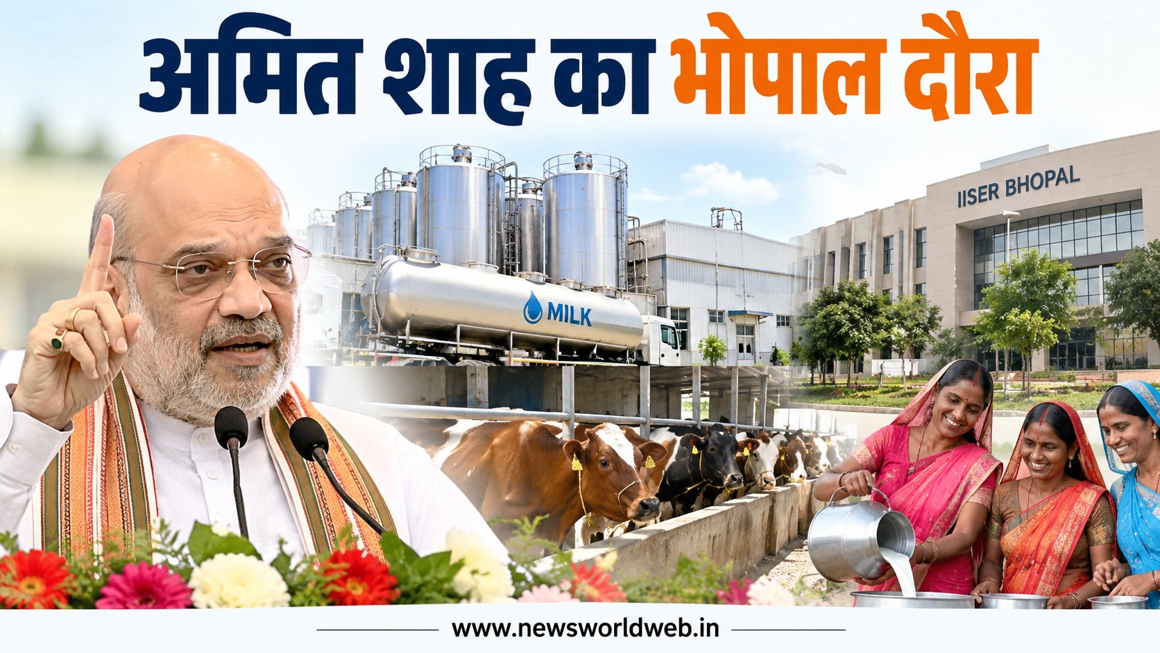भोपाल में अमित शाह का बड़ा कार्यक्रम, गोपालक सम्मेलन में देंगे कई सौगातें