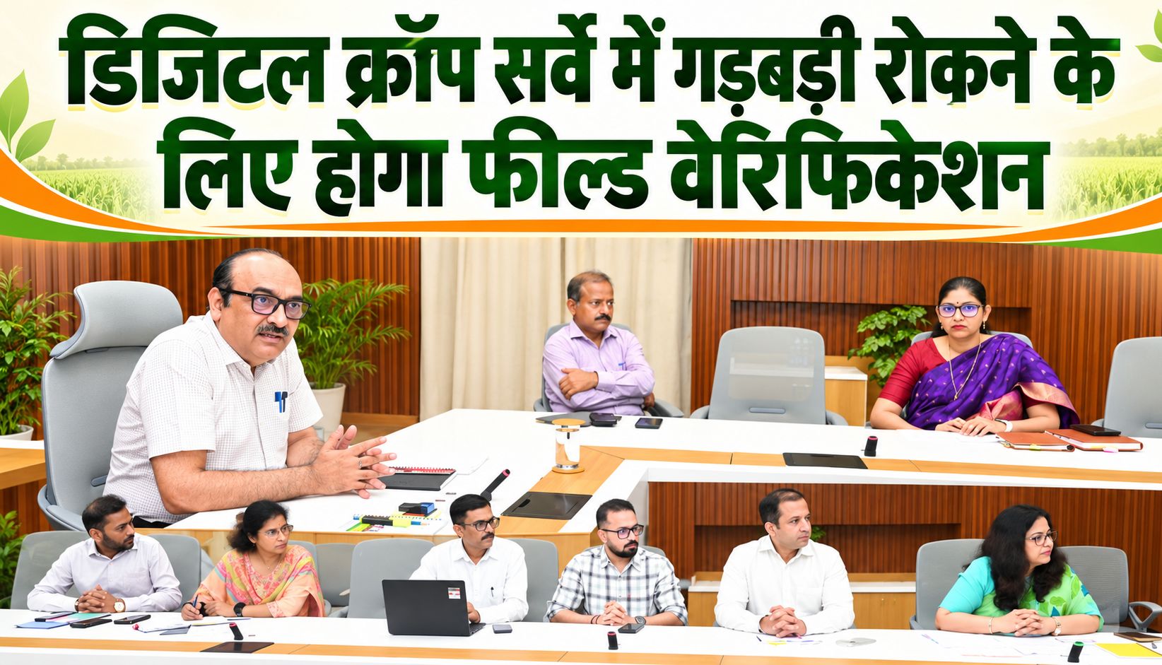 छत्तीसगढ़: मुख्य सचिव ने डिजिटल क्रॉप सर्वे में गड़बड़ी रोकने के लिए फील्ड वेरिफिकेशन के निर्देश