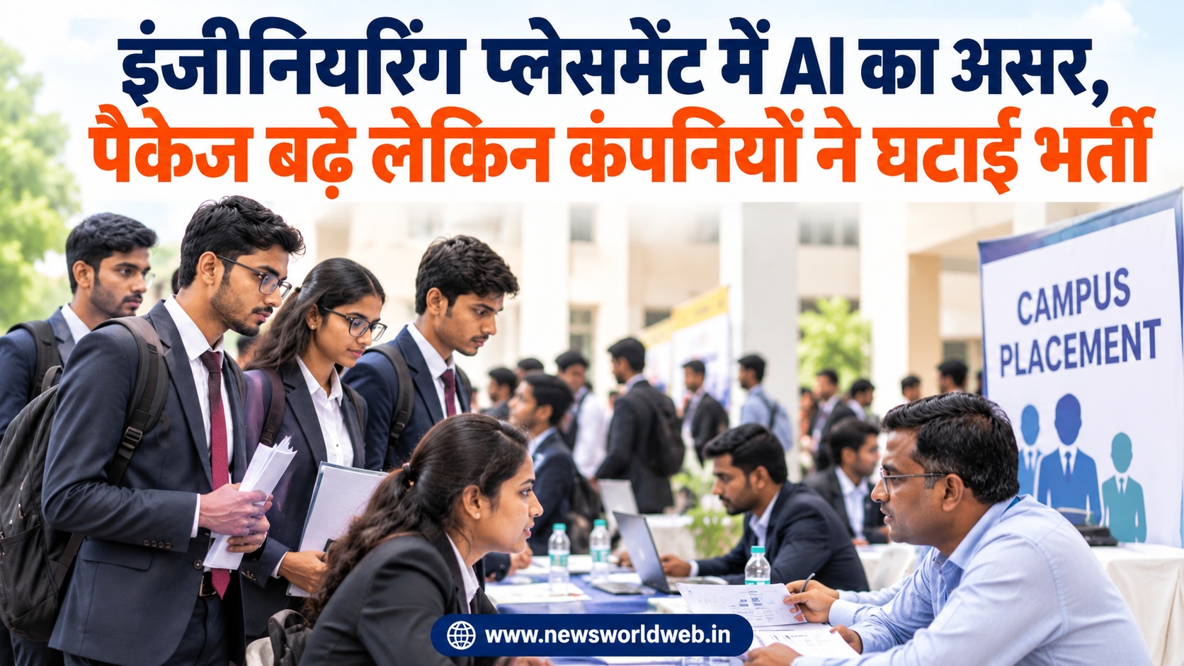 इंजीनियरिंग डिग्री के बाद नौकरी पाना क्यों हुआ चुनौतीपूर्ण? जानिए AI ने कैंपस प्लेसमेंट का गणित कैसे बदला
