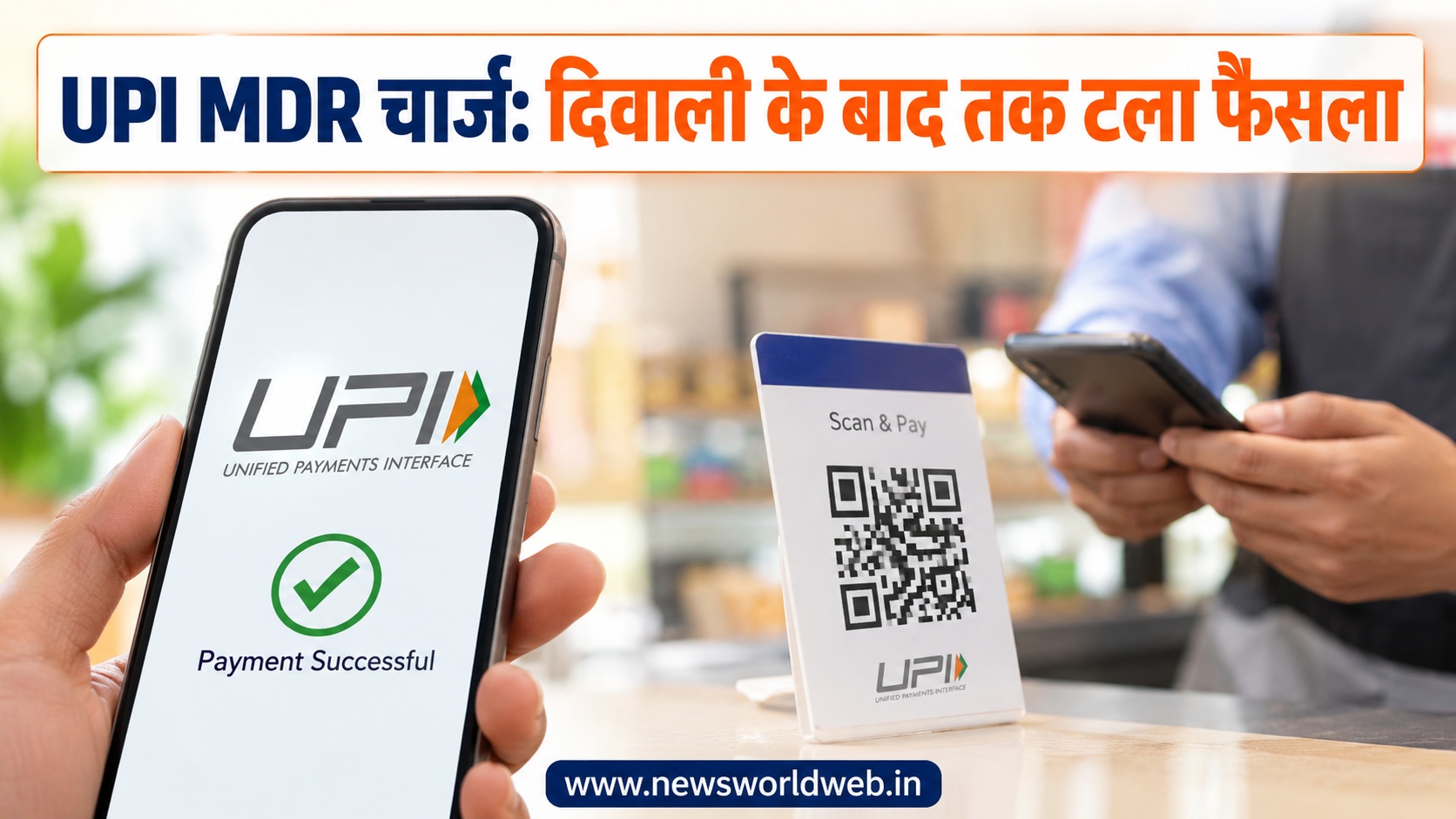 UPI MDR Charge: दिवाली के बाद लागू होगा UPI पेमेंट पर नया चार्ज, NPCI ने 15 अक्टूबर का फैसला टाला; जानिए दुकानदारों और ग्राहकों पर क्या होगा असर