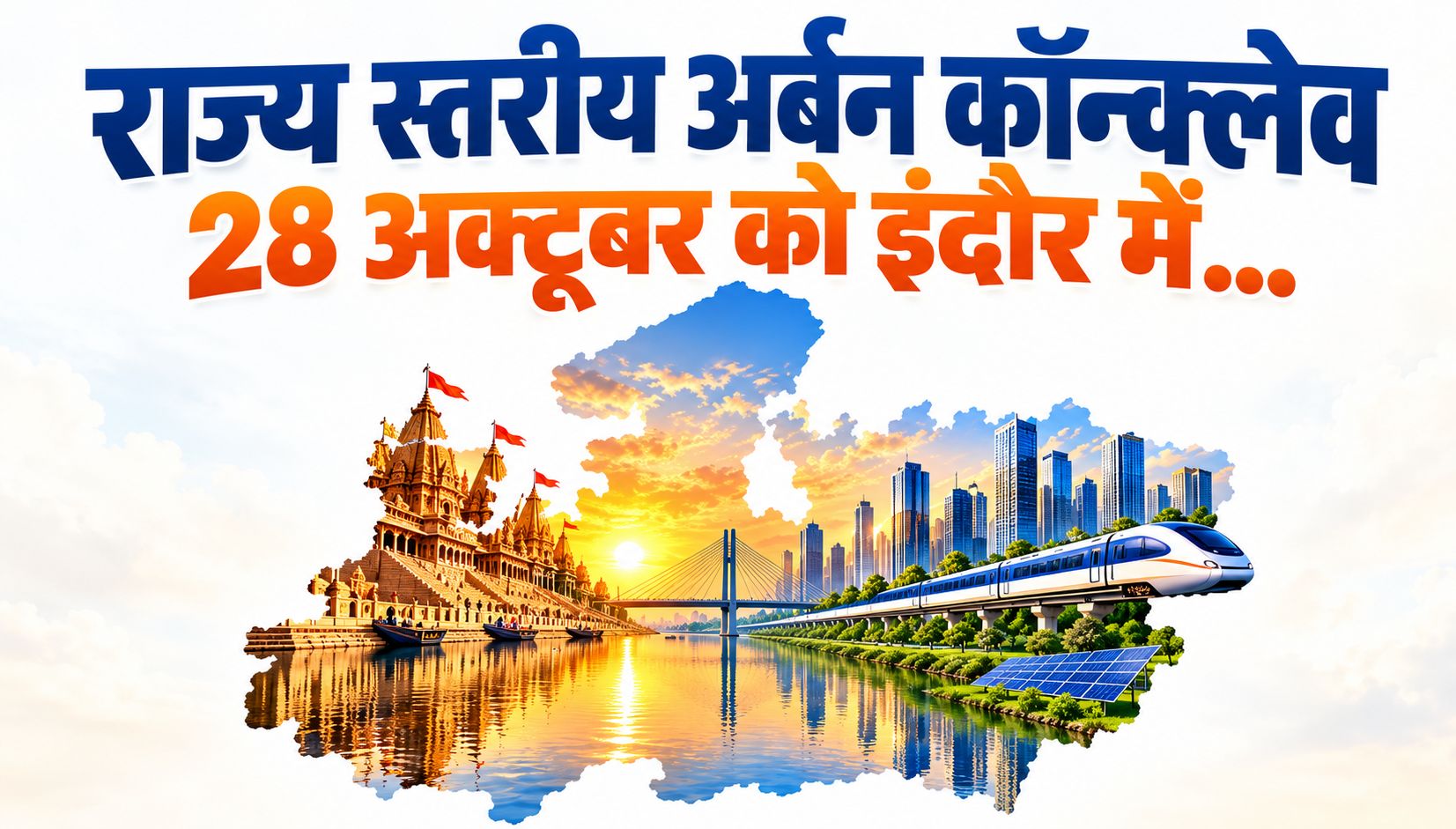 राज्य स्तरीय अर्बन कॉन्क्लेव 28 अक्टूबर को इंदौर में, 2,753 करोड़ रुपये की नगरीय विकास परियोजनाओं पर होगा मंथन