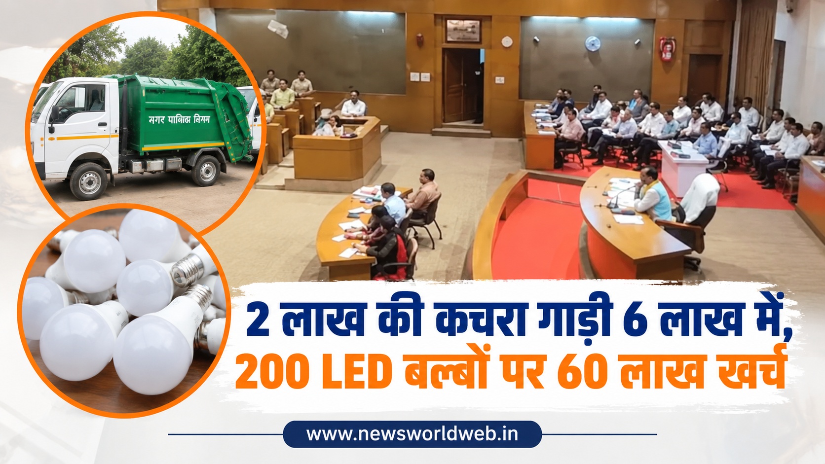 2 लाख की कचरा गाड़ी 6 लाख में, 200 LED बल्बों पर 60 लाख खर्च का दावा, मध्य प्रदेश में वायरल वीडियो से उठे सवाल