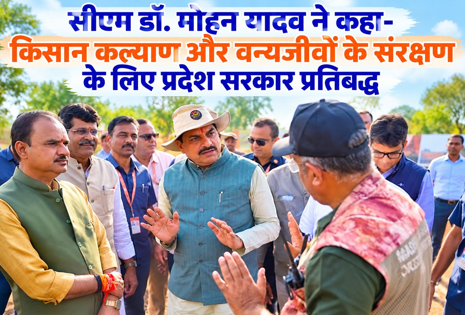 किसान कल्याण और वन्यजीवों के संरक्षण के लिए प्रदेश सरकार प्रतिबद्ध : डॉ. मोहन यादव
