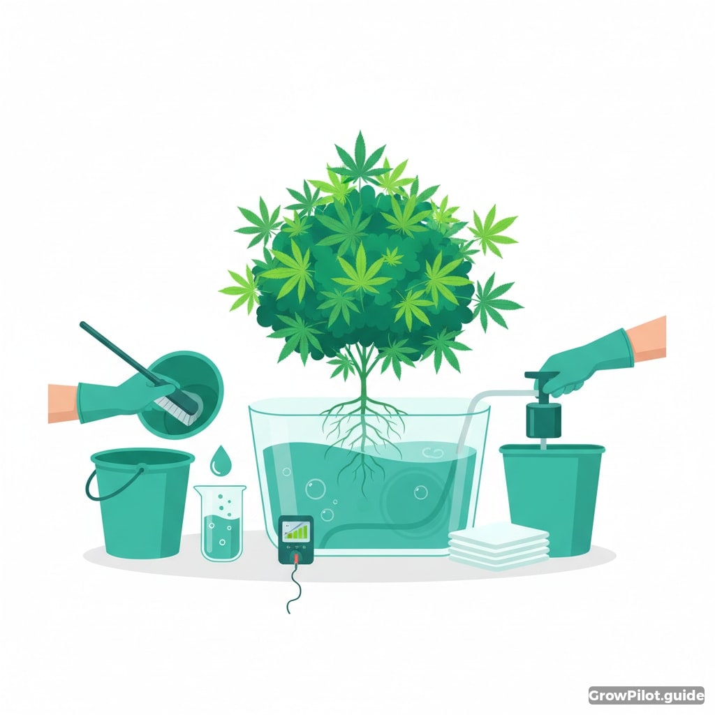 Hydroponik-Systempflege: Reservoir & Hygiene – GrowPilot.guide