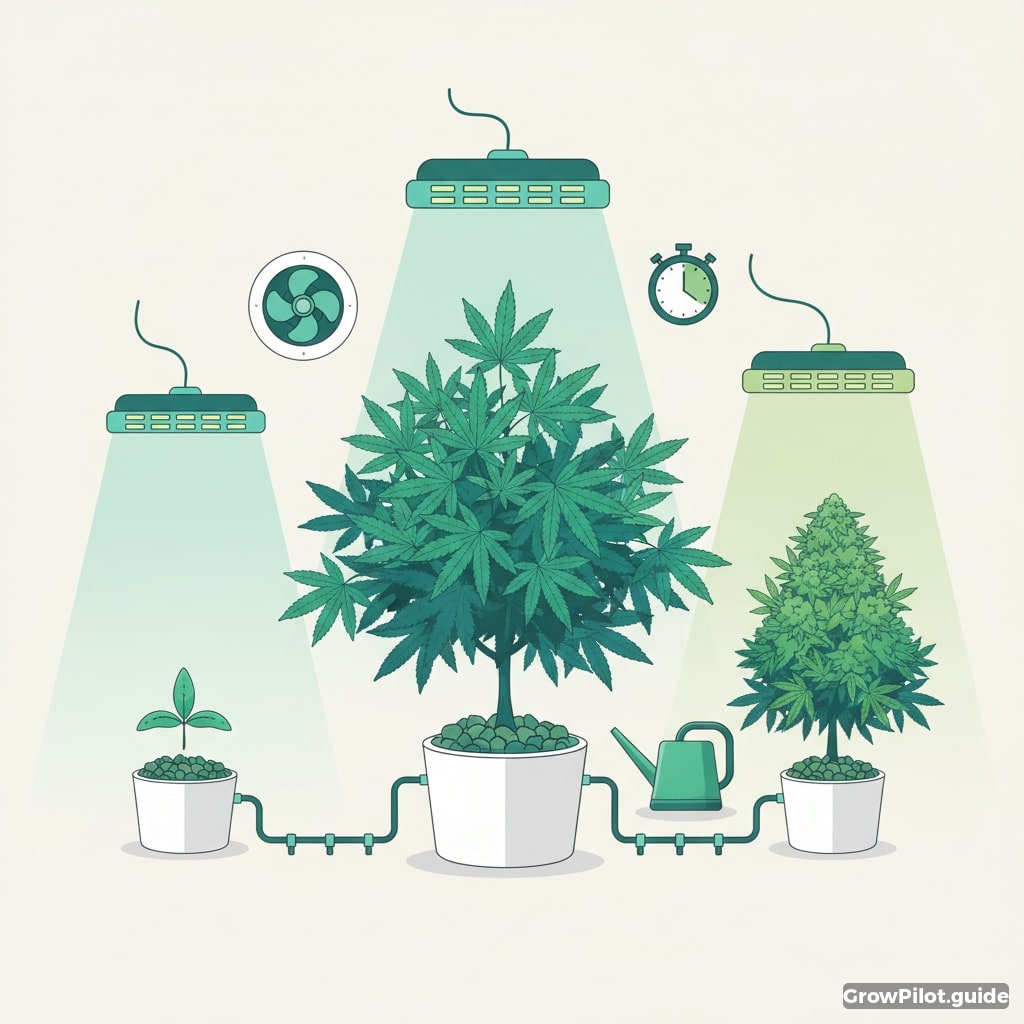 Light cycle optimization for coco cultivation – GrowPilot.guide