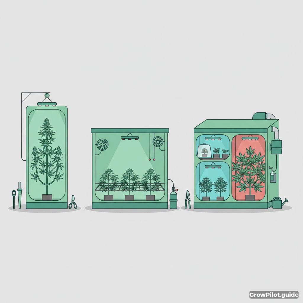 Suitable grow tents for every growing style – GrowPilot.guide