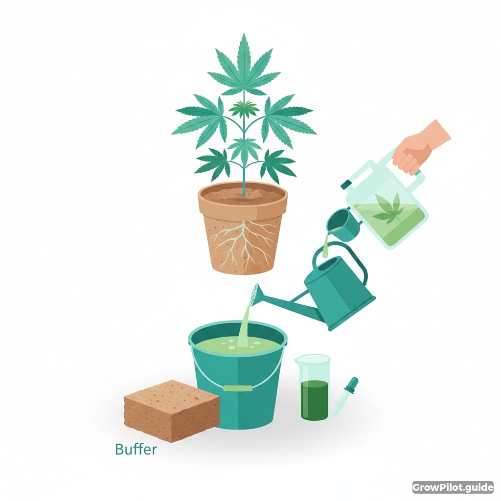 Pre-buffer coco and start nutrients correctly – GrowPilot.guide