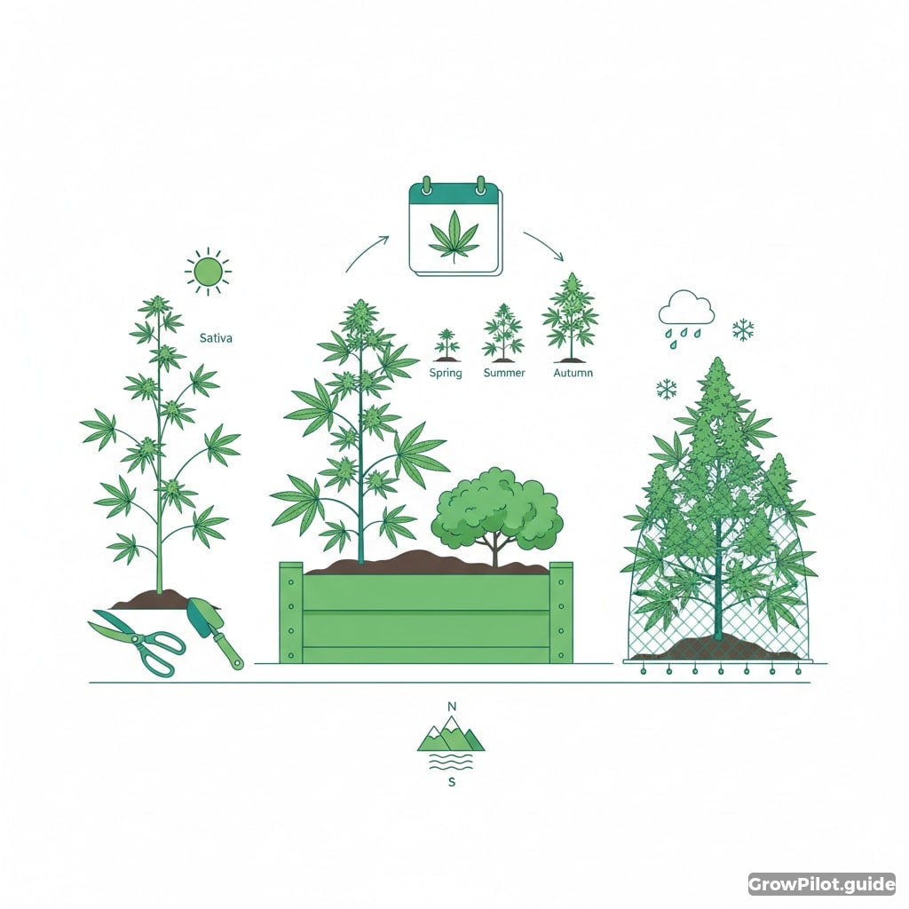 Outdoor variety selection according to climate and season – GrowPilot.guide