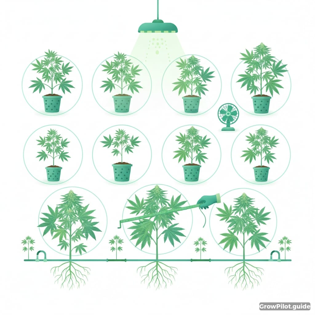 Plan cannabis plant spacing correctly – GrowPilot.guide