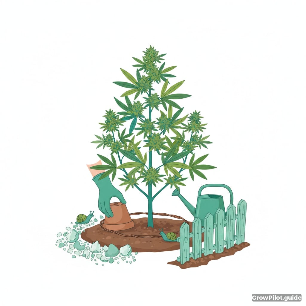 Effectively repelling snails on outdoor cannabis – GrowPilot.guide