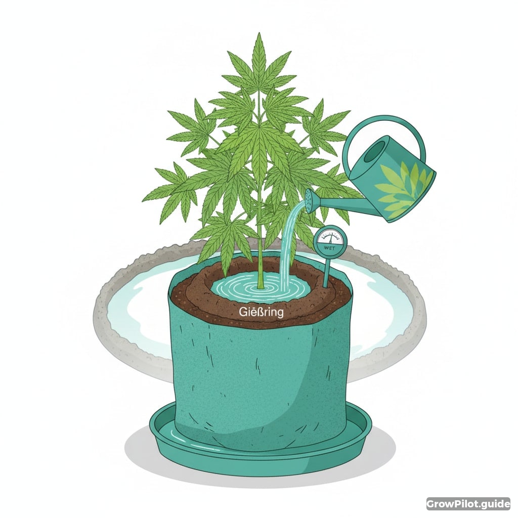 Using watering rings and watering edges correctly – GrowPilot.guide