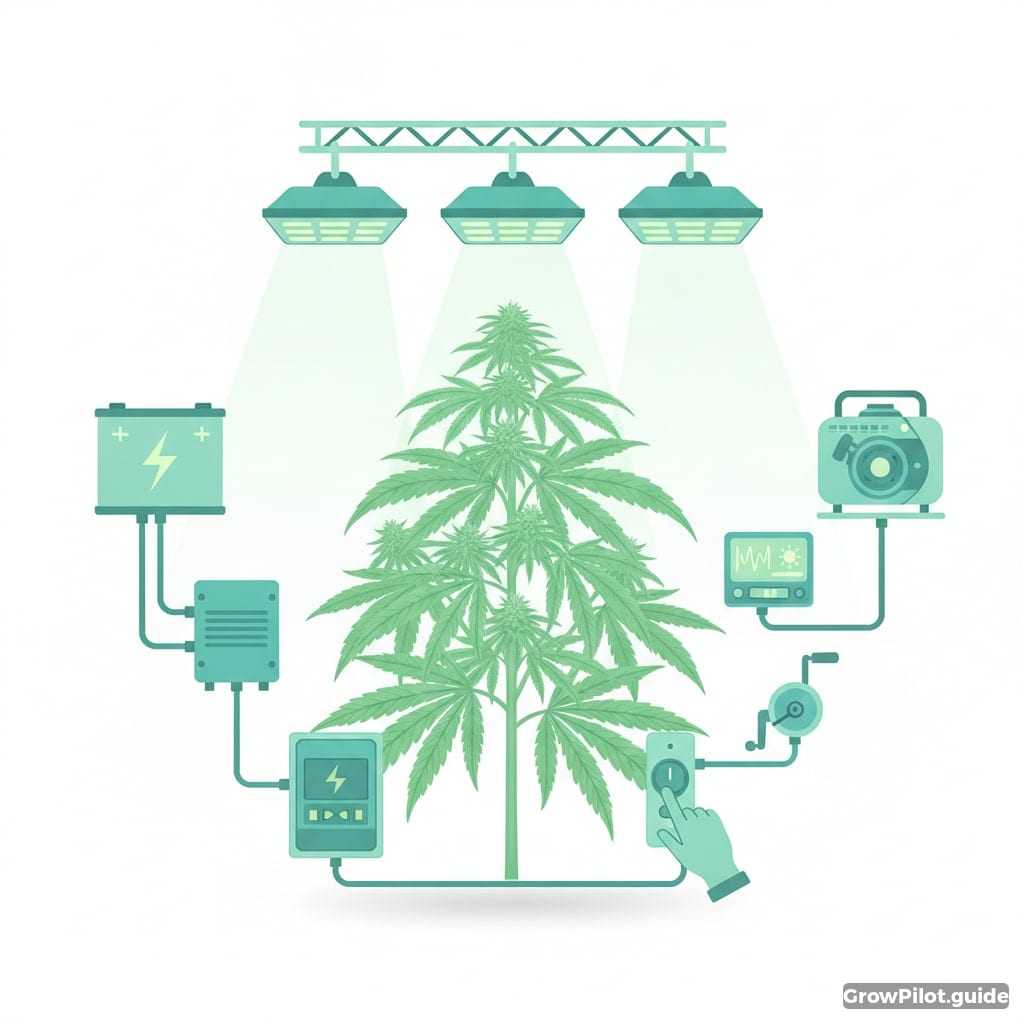 Maintain a stable lighting plan during a power outage – GrowPilot.guide