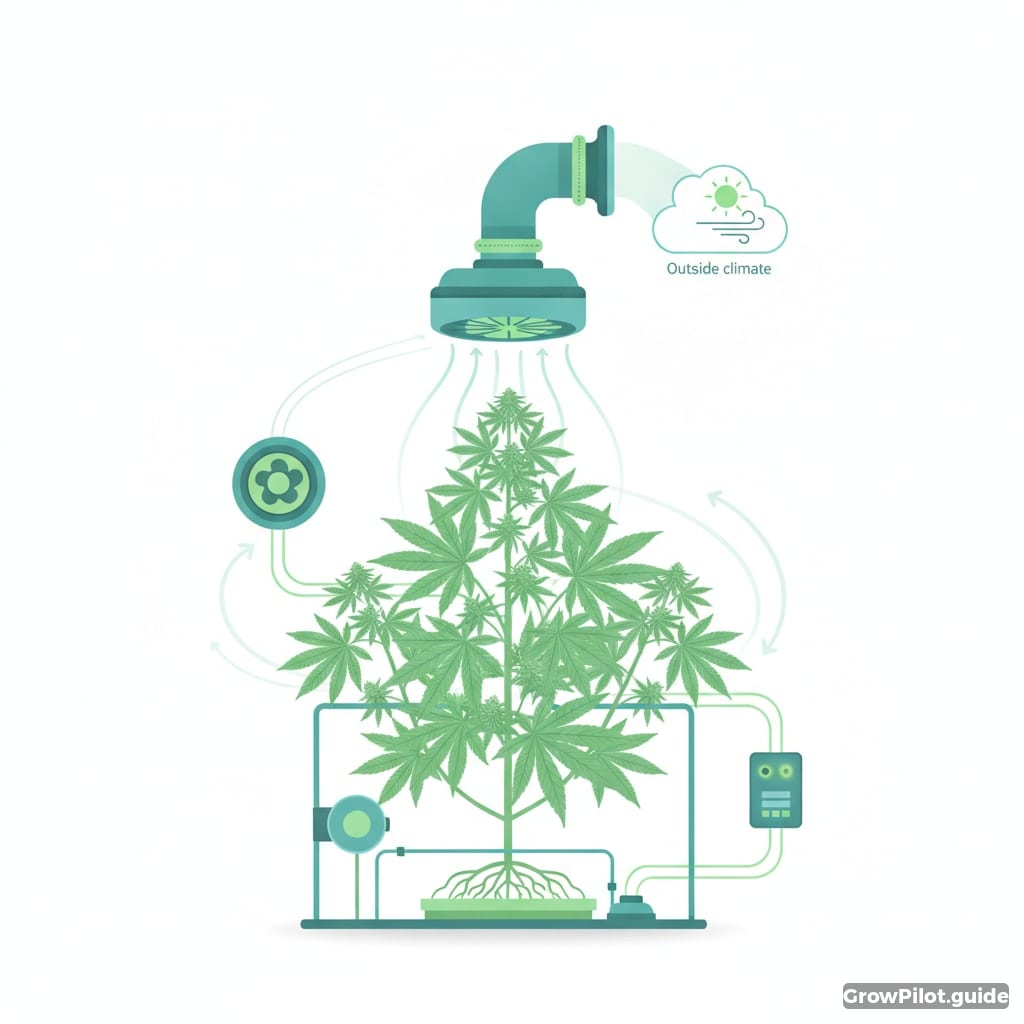 Abluft nach Außenklima intelligent regeln – GrowPilot.guide