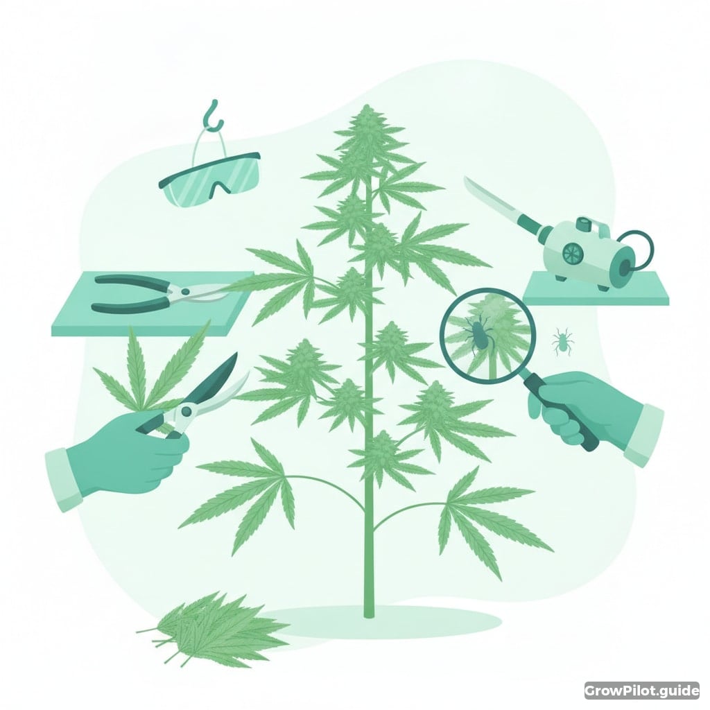IPM for Harvesting, Pruning, and Defoliation – GrowPilot.guide