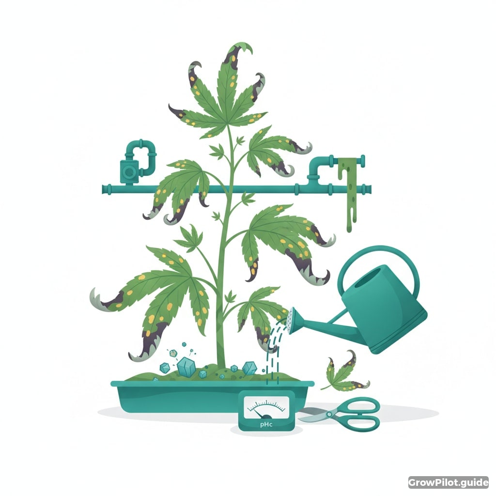 Recognizing Zinc Excess in Cannabis – GrowPilot.guide