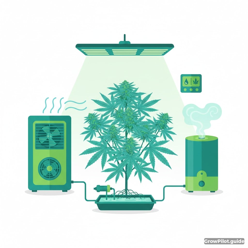 Effective evaporative cooling in the grow room – GrowPilot.guide