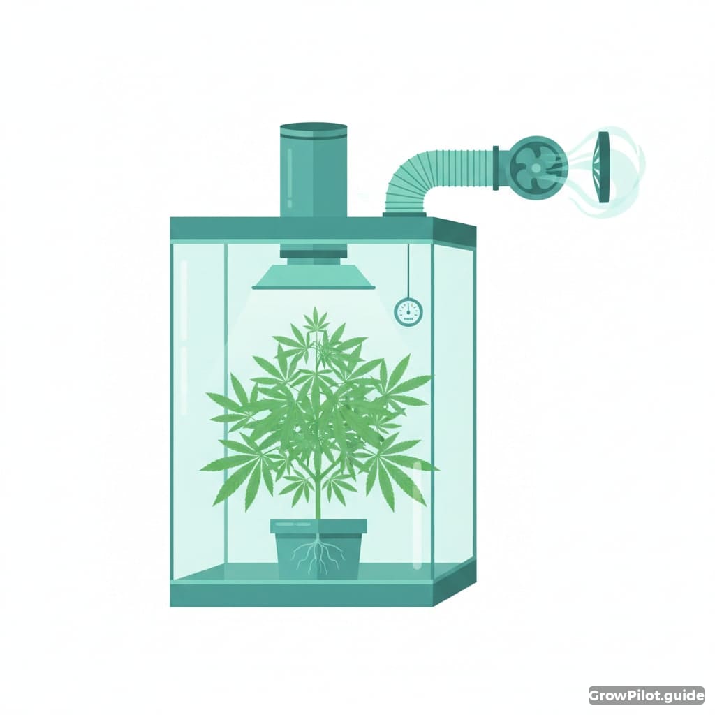 Efficient exhaust air system for grow tents – GrowPilot.guide