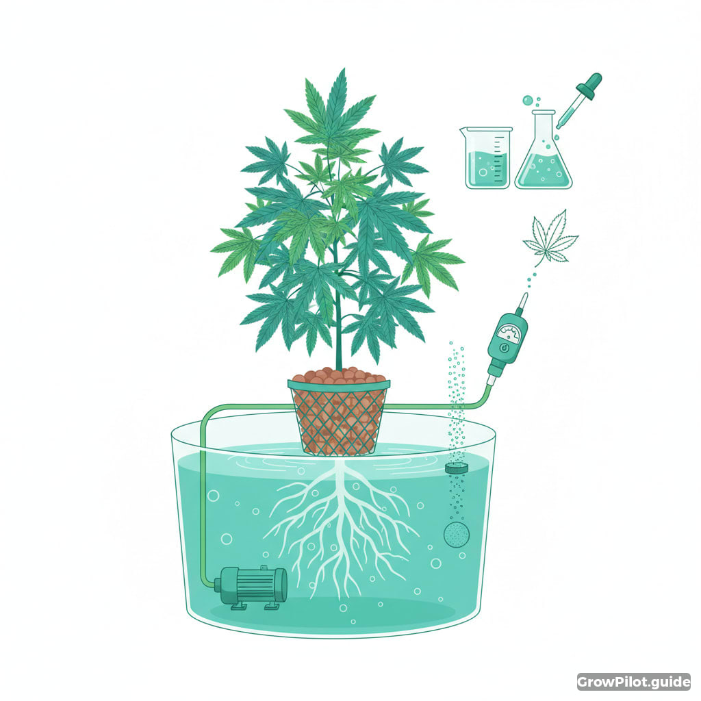 Hydroponische Nährlösung: Präzise Mischung und Optimierung – GrowPilot.guide