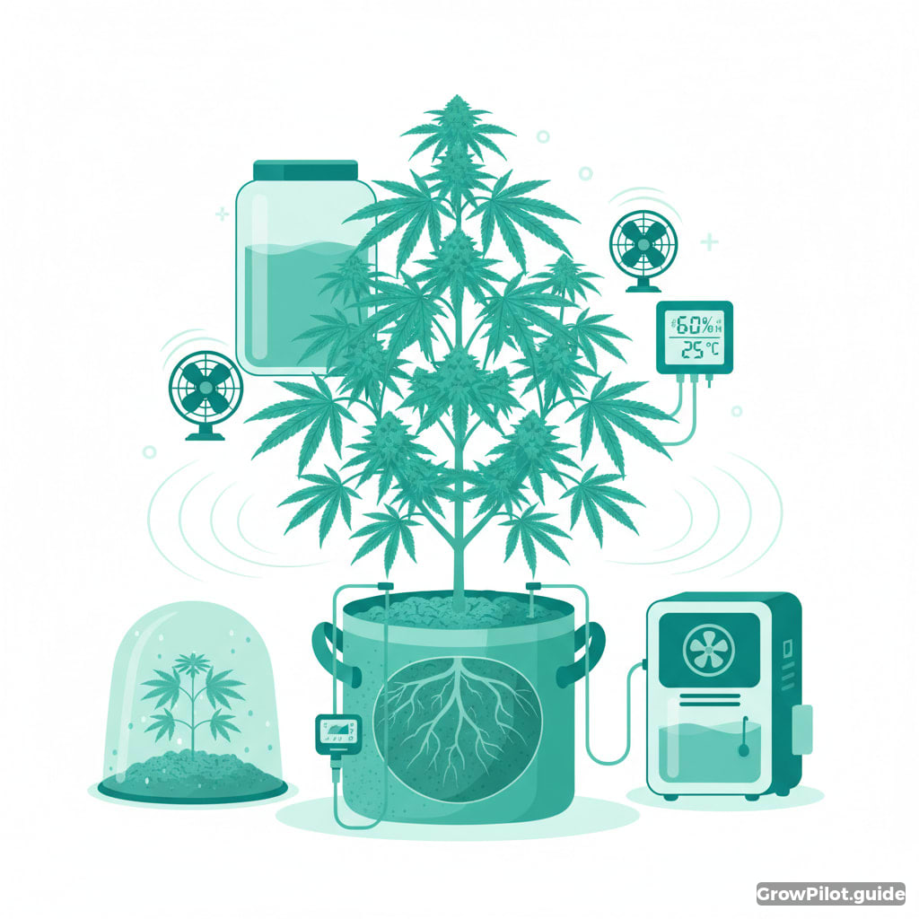 Moisture management in the coco grow room – GrowPilot.guide