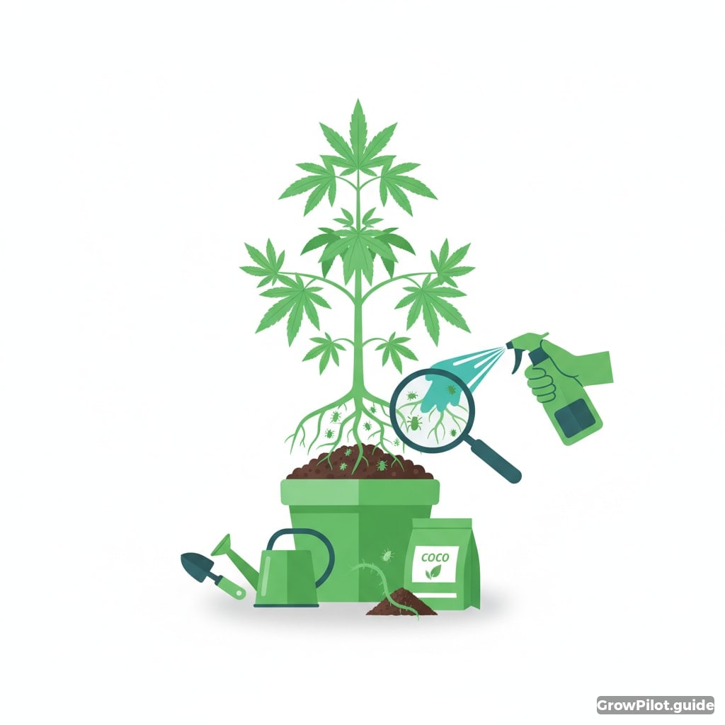 Wurzelblattläuse im Coco bekämpfen – GrowPilot.guide