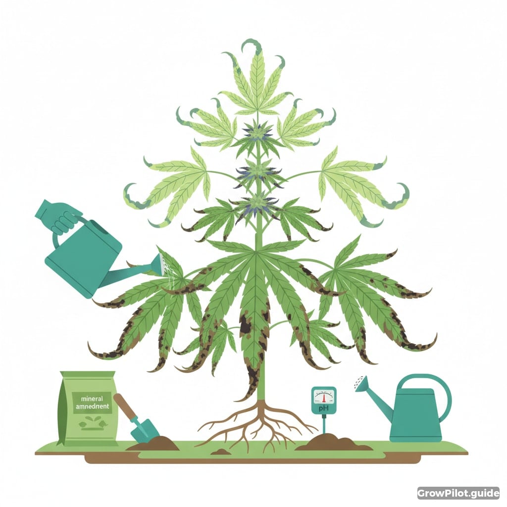 Copper deficiency in the field - symptoms and correction – GrowPilot.guide