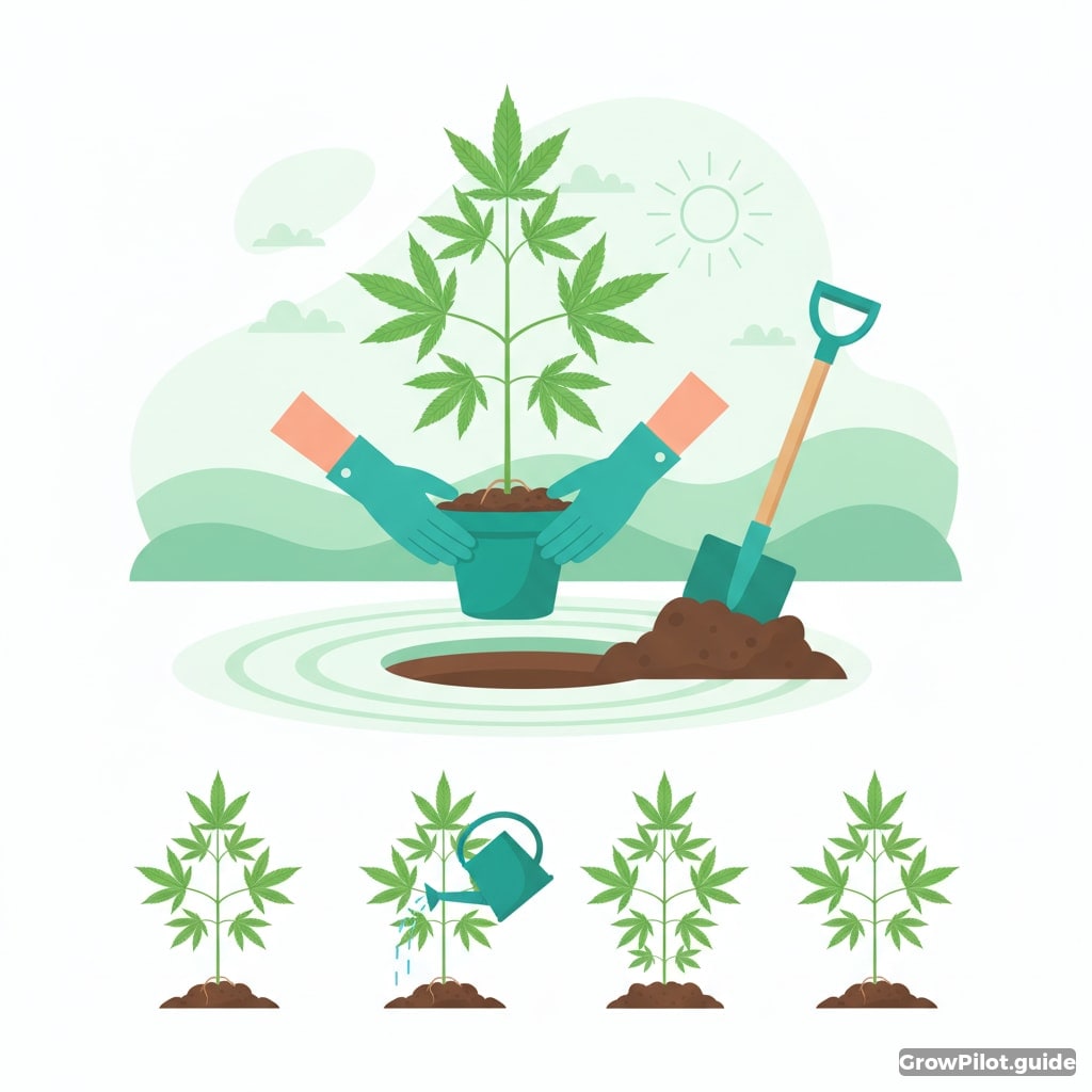 Plan outdoor repotting & planting out correctly – GrowPilot.guide