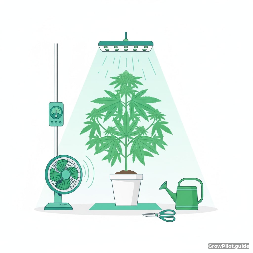 Optimale Beleuchtung im Indoor-Grow – GrowPilot.guide