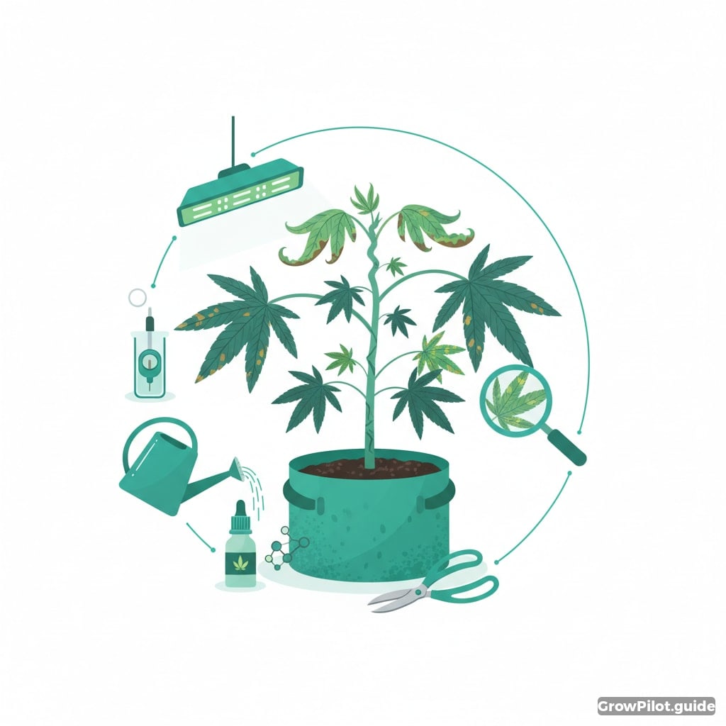 Bor-Mangel bei Cannabis: Symptome und Lösungen – GrowPilot.guide