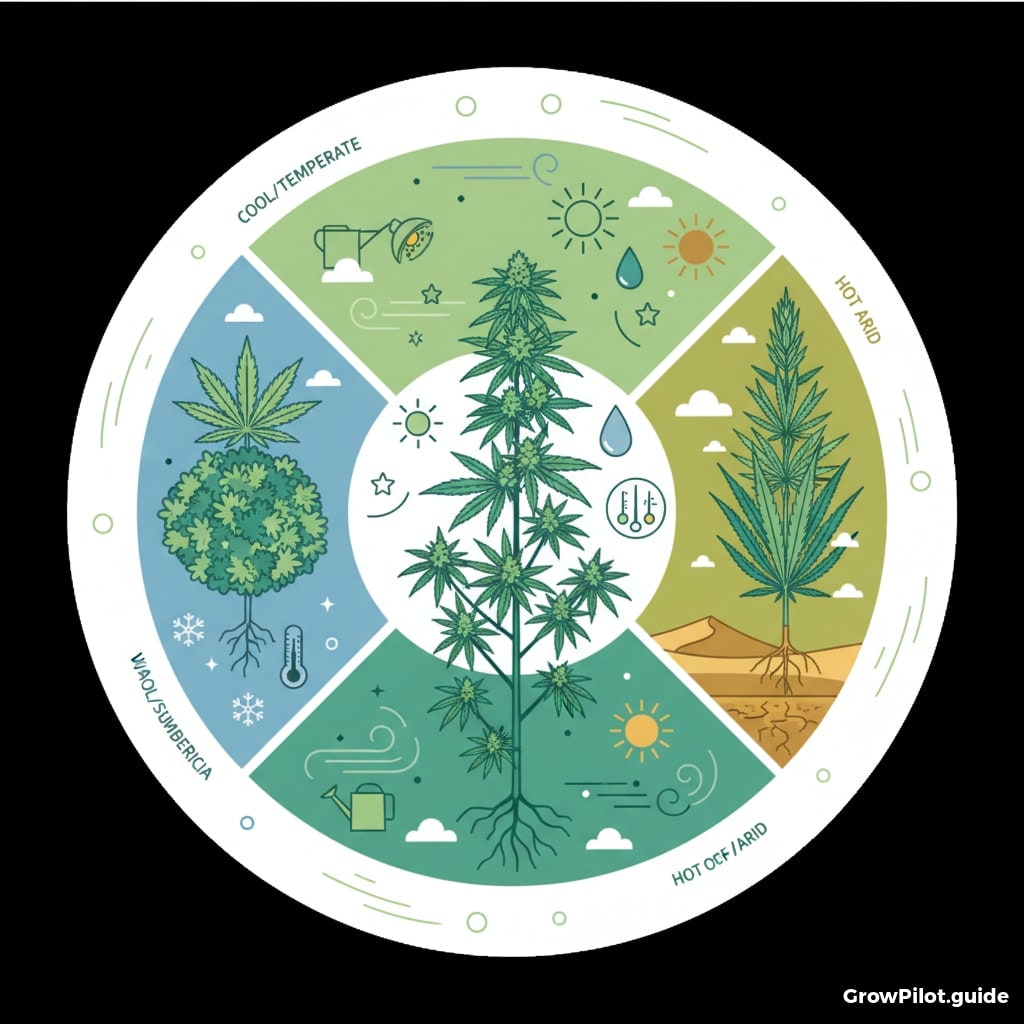 cannabis cultivation climate zones: How to adapt varieties and care