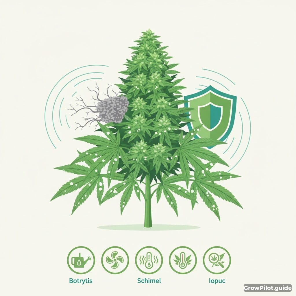 Schimmel & Botrytis: Der vollständige Abwehr-Guide für Cannabis