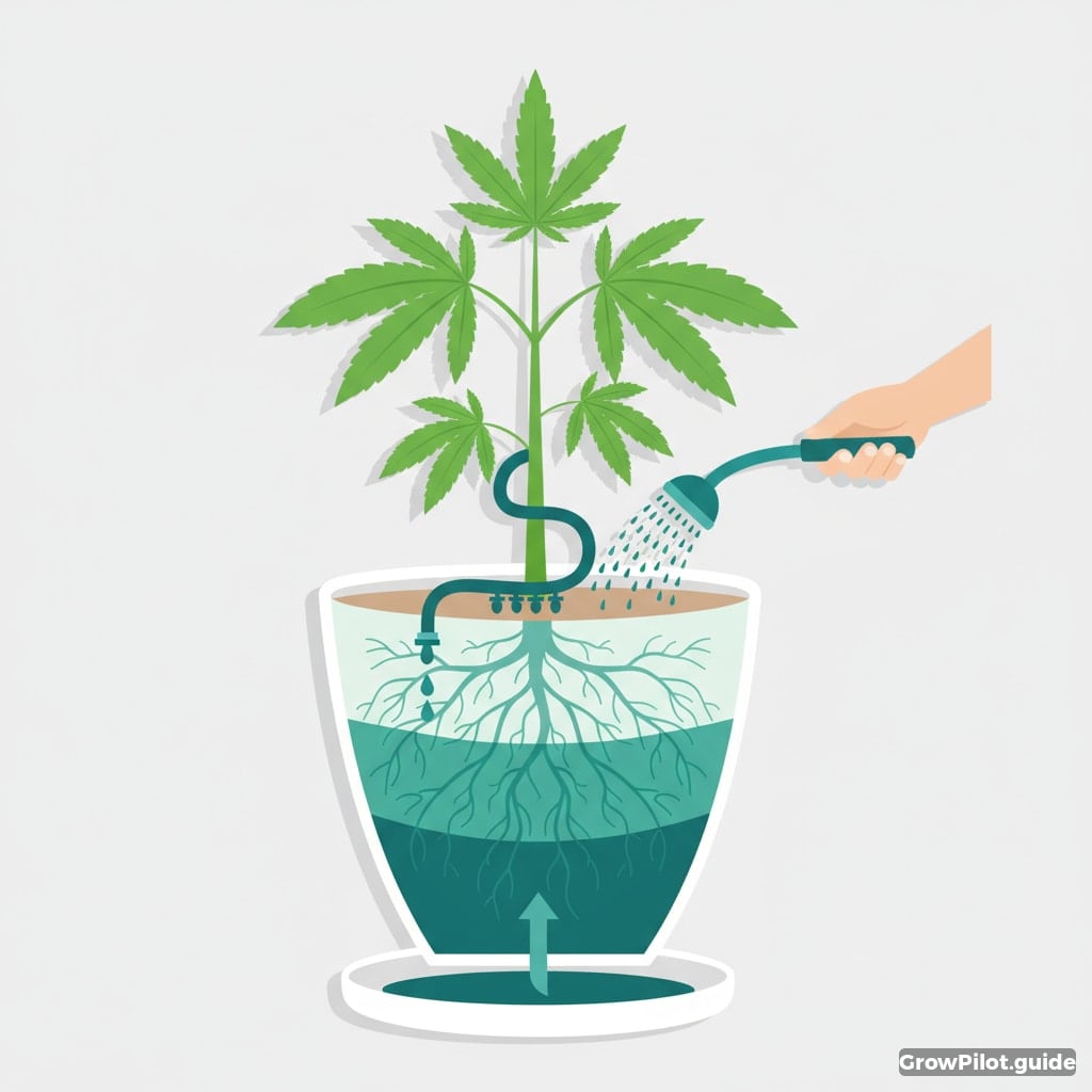 Targeted control of root zone wetting in the pot – GrowPilot.guide