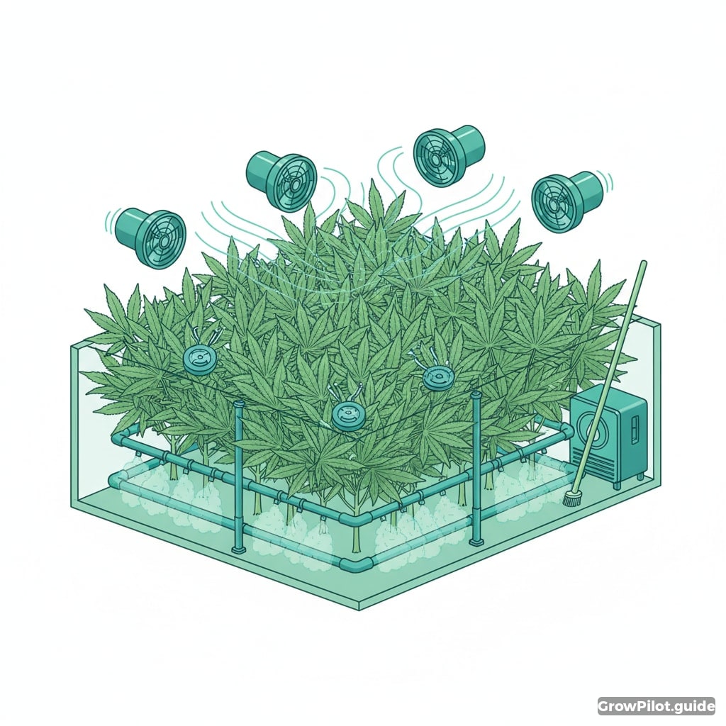 Balancing the microclimate in the canopy – GrowPilot.guide