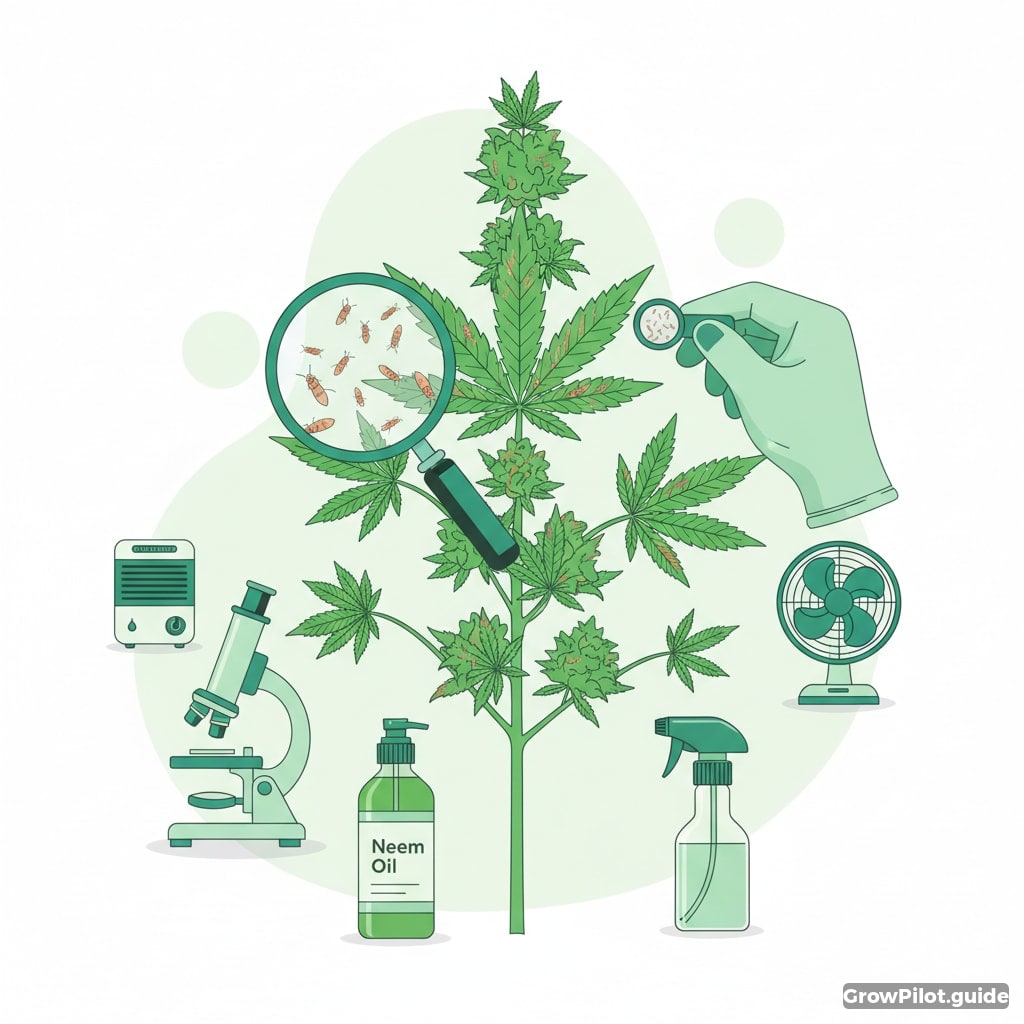 Safely detect Russet mites on cannabis – GrowPilot.guide