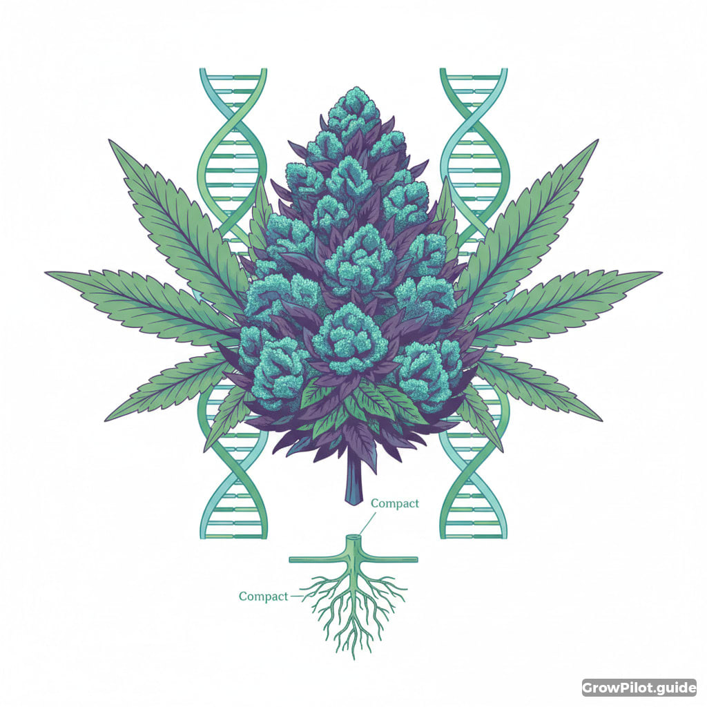 Granddaddy Purple: Genetik, Farbe und kompakter Kush-Wuchs