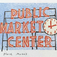 Pike Place Market mini print