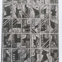 Nevelson's Cascade VIII mini print
