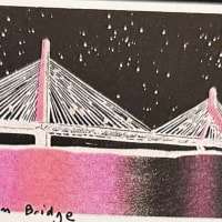 Zakim Bridge mini print