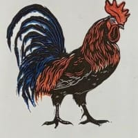 Rhode Island Red mini print