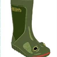 Wellie mini print