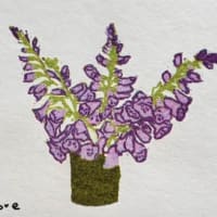 Foxglove mini print