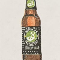 Brooklyn Lager mini print