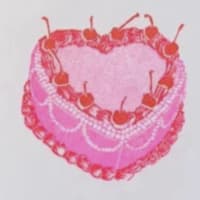 Heart Shaped Cake mini print